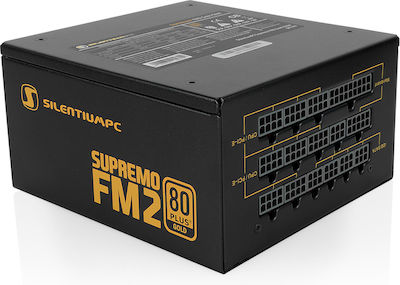 SilentiumPC Supremo FM2 750W Schwarz Computer-Netzteil Vollständig modular 80 Plus Gold