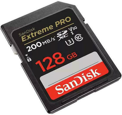 Sandisk Extreme Pro SDXC 128GB Class 10 U3 V30 UHS-I (200MB/s)