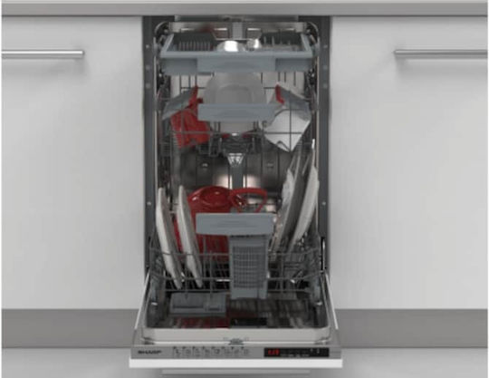 Sharp Fully Integrated Dishwasher for 10 Place Settings W45xH87cm