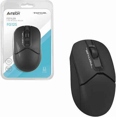 A4Tech Fstyler FG12S Wireless Mouse Black