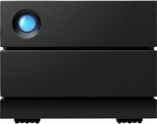 Lacie 2Big Raid USB-C Externe Festplatte 40TB Multi-Bay Schwarze