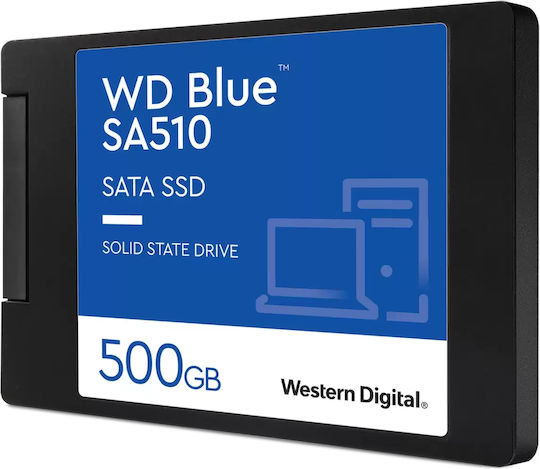Western Digital SA510 SSD 500GB 2.5'' Type with SATA III Connection WDS500G3B0A