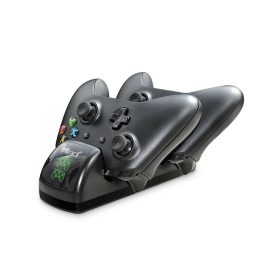 Controller-Ladestation 2 Controller XBOX Eins Schwarz