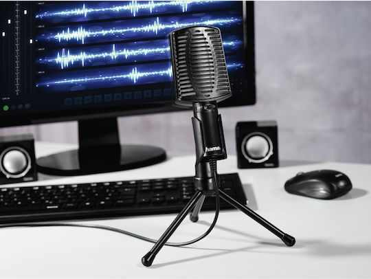 HAMA MIC-USB Allround Microfon USB de birou pentru Vocale