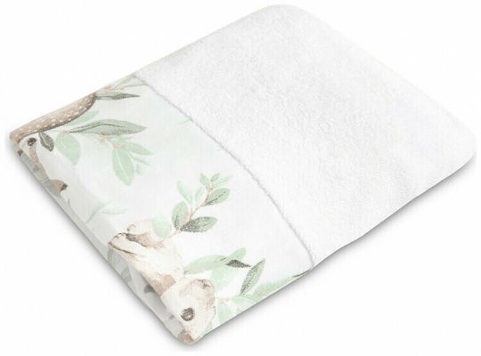 Sensillo Changing Pad Cover Made of White Fabric 50x70cm