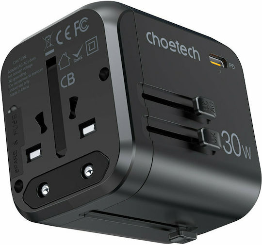 Choetech PD5008 Адаптер за контакт от Универсален в Универсален