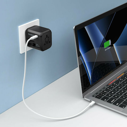 Choetech PD5008 Адаптер за контакт от Универсален в Универсален