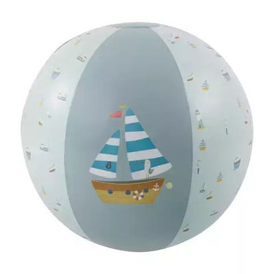Little Dutch Sailors Bay Inflatable Beach Ball Gray 35 cm
