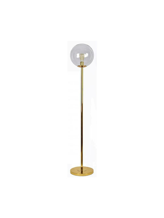 Home Lighting Φωτιστικό Δαπέδου Υ165xΜ30εκ. με Ντουί για Λαμπτήρα E27 Χρυσό