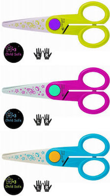 Kangaro Children's Scissors for Crafts 13cm with Metallic Blade (Μiscellaneous Designs/Colors)