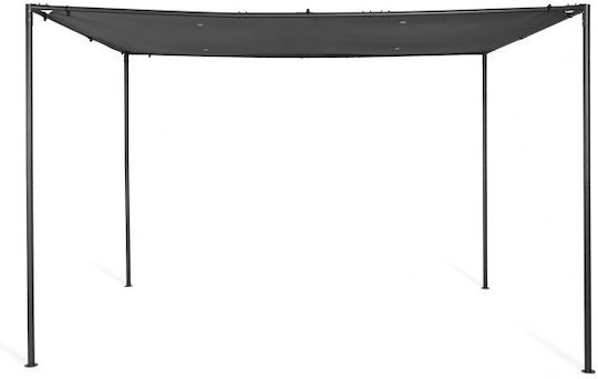 Πέργκολα Κήπου από Μέταλλο 300x300x220cm Γκρι 40031286 Πέργκολα Κήπου από Μέταλλο 300x300x220cm Γκρι 40031286