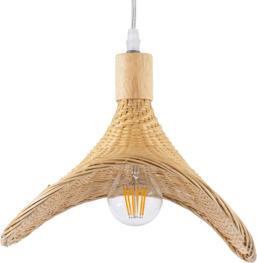 GloboStar Cuba Pendant Light Beige Boho 33cm