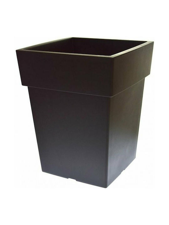 Viomes Linea Pot Plastic Anthracite - Molyvi 33x33x42cm.