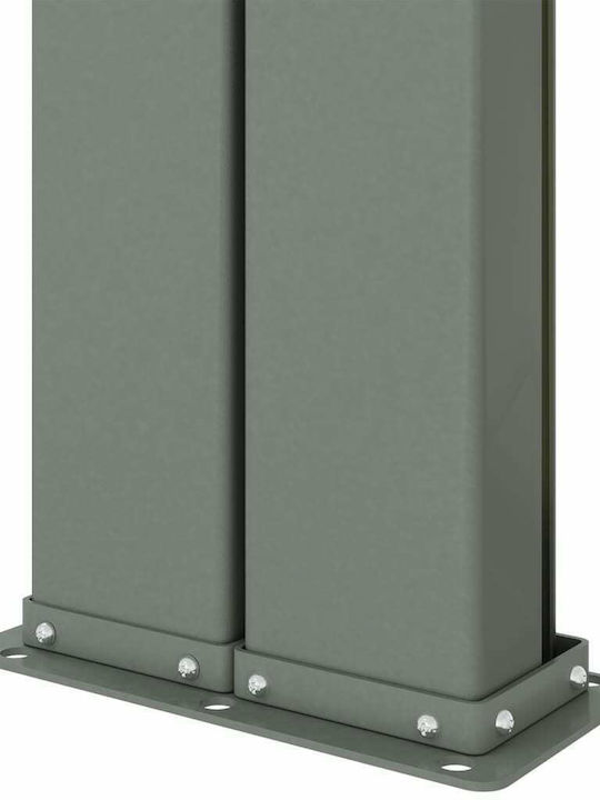 vidaXL Rulou lateral de umbrire Grădină Negru x11.7m