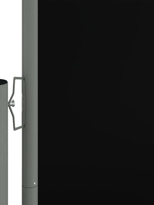vidaXL Rulou lateral de umbrire Grădină Negru x11.7m
