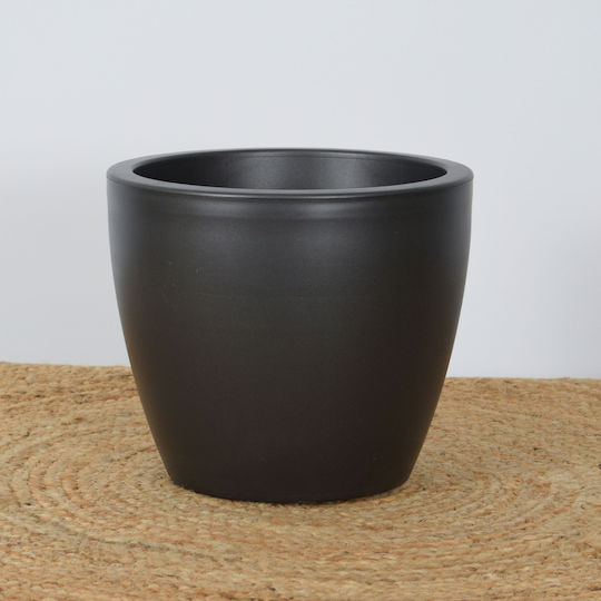 Viomes Linea 861 Ghiveci Plastic Gri 25x25x21εκ.