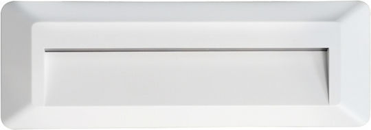 Aca SLIM32 Επιτοίχια Εξωτερική Πλαφονιέρα LED IP65 2W με Θερμό Λευκό Φως 23x8x2.7εκ.