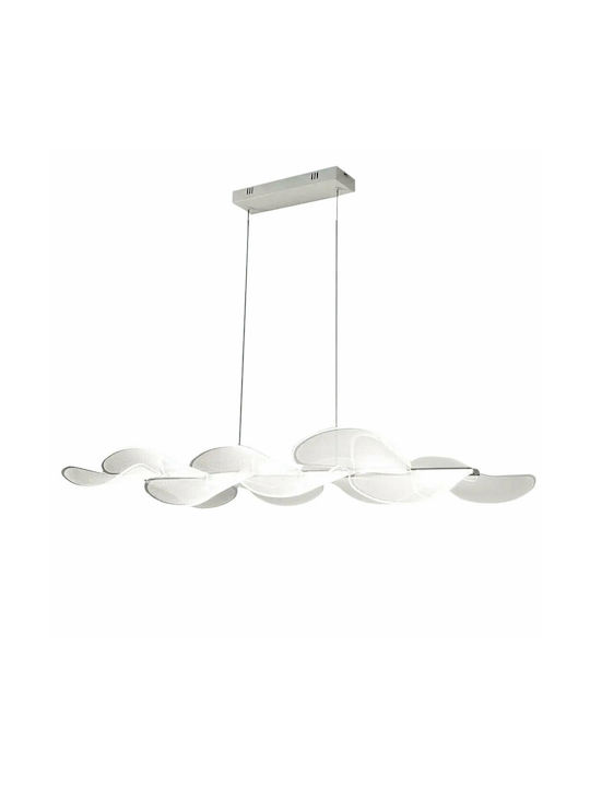 Fabas Luce Sylvie Pendant Light LED with Warm White Light White