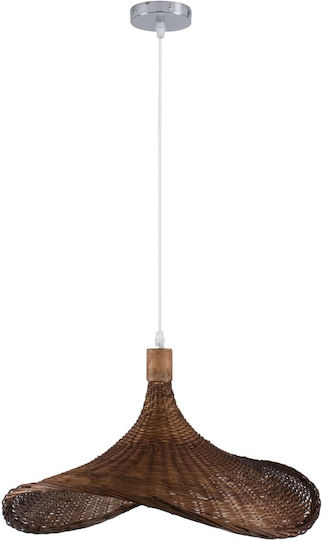 GloboStar Cuba Brown Ceiling Light Boho with E27 Socket 53x30x30cm