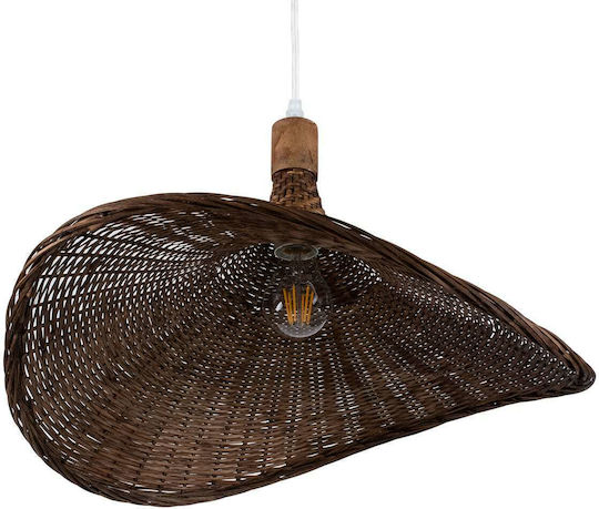 GloboStar Cuba Brown Ceiling Light Boho with E27 Socket 53x30x30cm