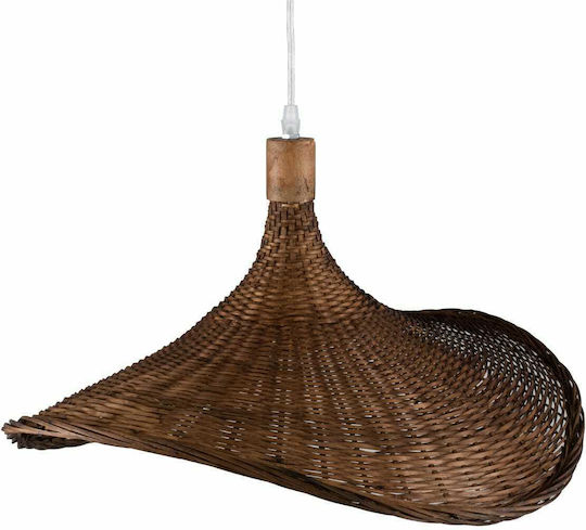 GloboStar Cuba Brown Ceiling Light Boho with E27 Socket 53x30x30cm