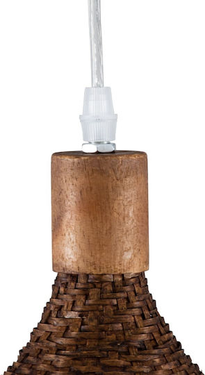 GloboStar Cuba Brown Ceiling Light Boho with E27 Socket 53x30x30cm
