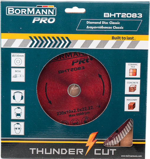 Bormann Pro BHT2081 Δίσκος Κοπής Δομικών Υλικών 115mm
