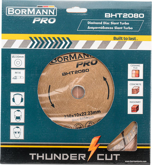 Bormann Pro BHT2080 Schneidscheibe Baumaterialien 230mm