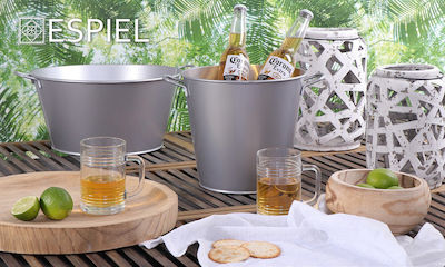 Espiel Metallic Wine Cooler L36xW43xH18cm