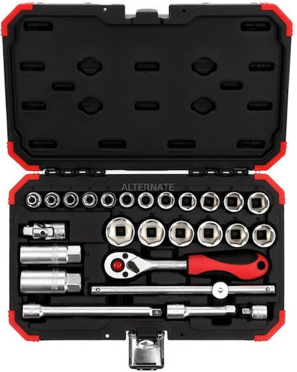 Gedore R59003026 Set Ratchet 3\8" 26pcs 3300053