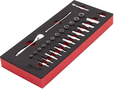 Milwaukee Set Ratchet 1\4" 26pcs