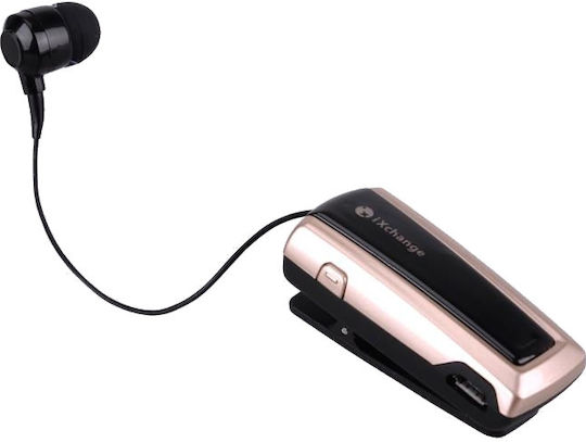 iXchange UA24ST In-ear Bluetooth Handsfree Earphone Lapel Gold