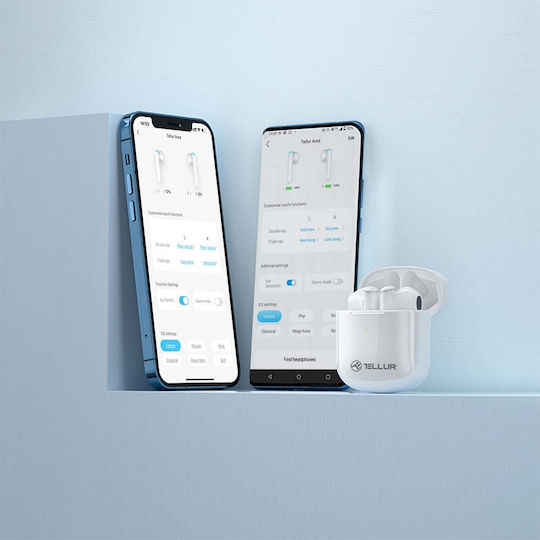 Tellur TLL511421 In-Ear Bluetooth-Freisprecheinrichtung Kopfhörer mit Ladeetui Weiß
