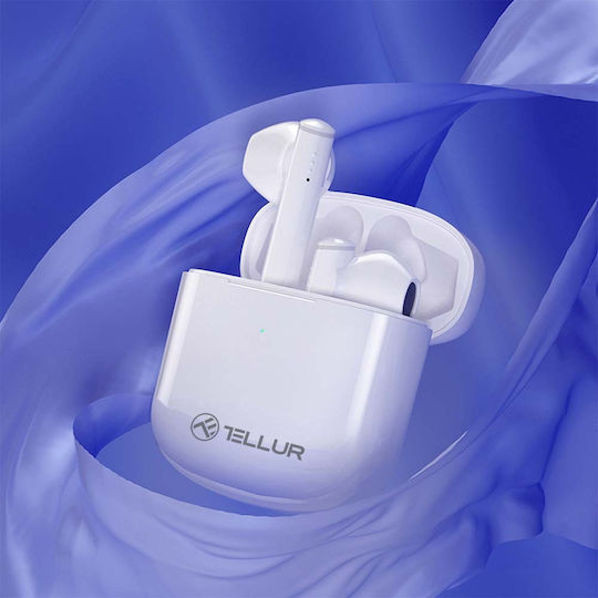 Tellur TLL511421 In-Ear Bluetooth-Freisprecheinrichtung Kopfhörer mit Ladeetui Weiß