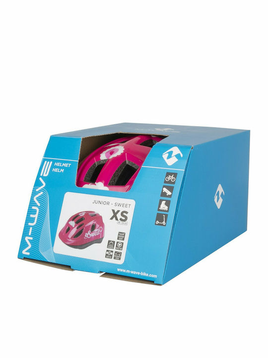 M-Wave Sweets Kids' Helmet for City Bike Pink