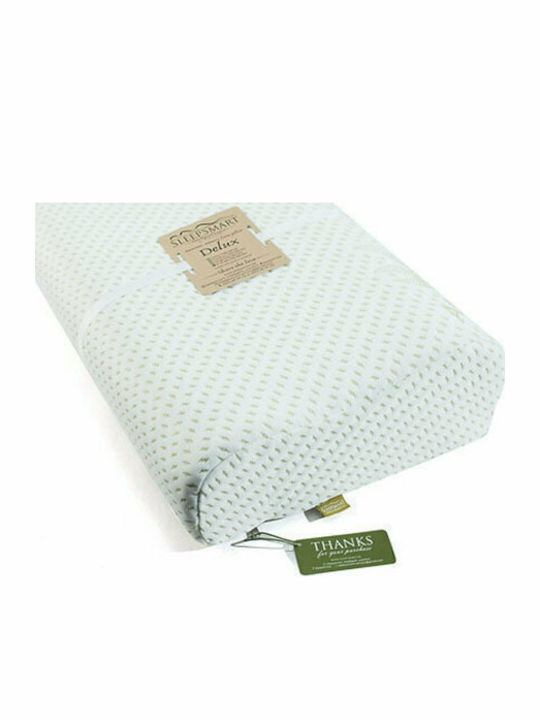 Alpha Foam De Luxe Smile Aloe Vera Μαξιλάρι Ύπνου Memory Foam Ανατομικό 36x60x13cm