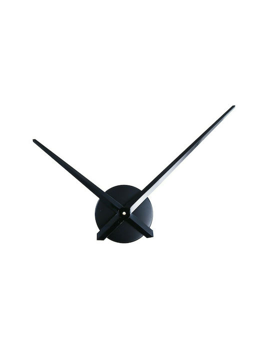 Acrilic autocolant de perete Ceas de perete mic DIY Silver Wall Clock cu cercuri