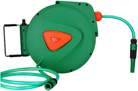 Bakaji Automatic Wall-Mounted Garden Hose Box Set with 20m Hose