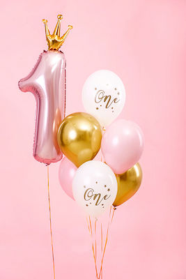 Set of 6 Balloons Latex Pink Birthday-Celebration 30cm