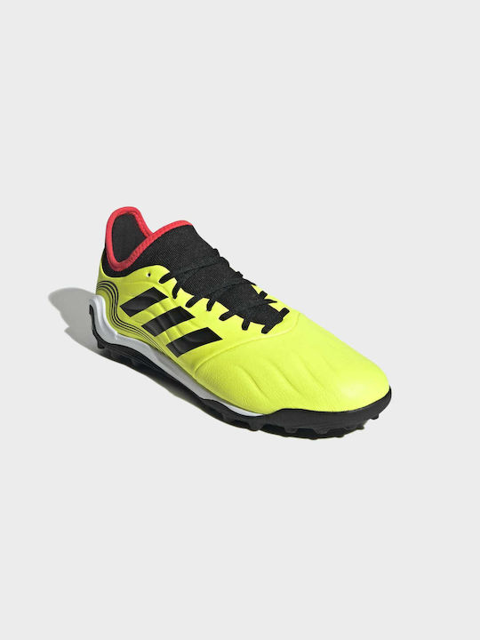 Adidas Copa Sense.3 TF Χαμηλά Ποδοσφαιρικά Παπούτσια με Σχάρα Κίτρινα