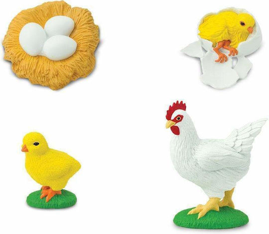 Safari Ltd Life Cycle of a Chicken STEM Образователна Игра Образователни за 4+ години Години