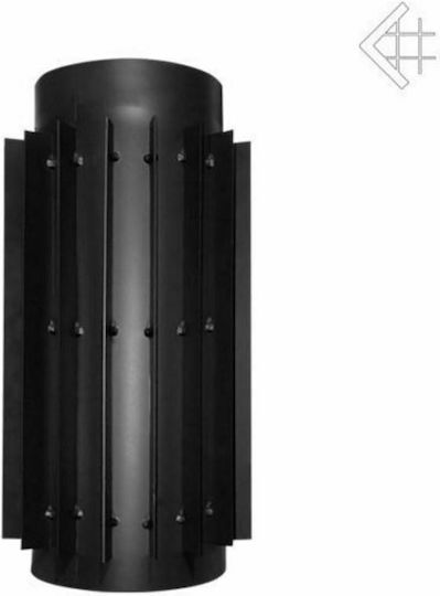 Kratki S/200 Топлообменник Chimney Pipe Метал 150мм Черен