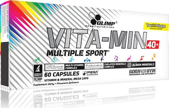 Olimp Sport Nutrition Vita-Min Multiple Sport 40+ Multivitamin for Energy 60 caps
