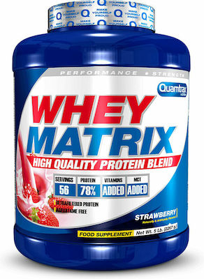 Quamtrax Nutrition Whey Matrix cu Aromă de Căpșuni 2.267kg