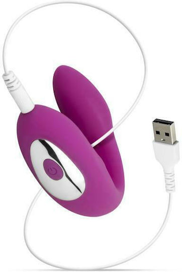 Easytoys Tap Dancer Vibrator Pentru Cupluri Cu Telecomandă Violet