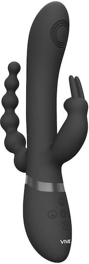 Vive Rini Δονητής Rabbit 22.3cm Black