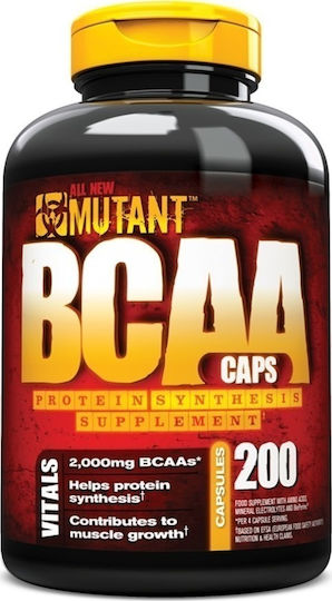 Mutant BCAA 200 Капсули Без вкус