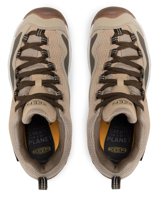 Keen Wasatch Crest Wp Γυναικεία Ορειβατικά Παπούτσια Αδιάβροχα Μπεζ