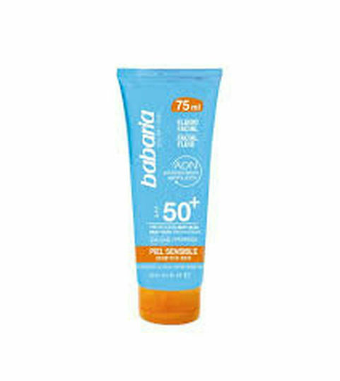 Babaria Facial Fluid Sonnencreme Creme Gesicht SPF50 75ml