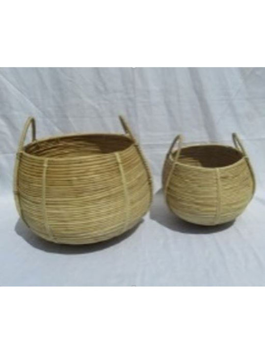 Rattan Decorative Baskets Set Sifir 2pcs InTheBox